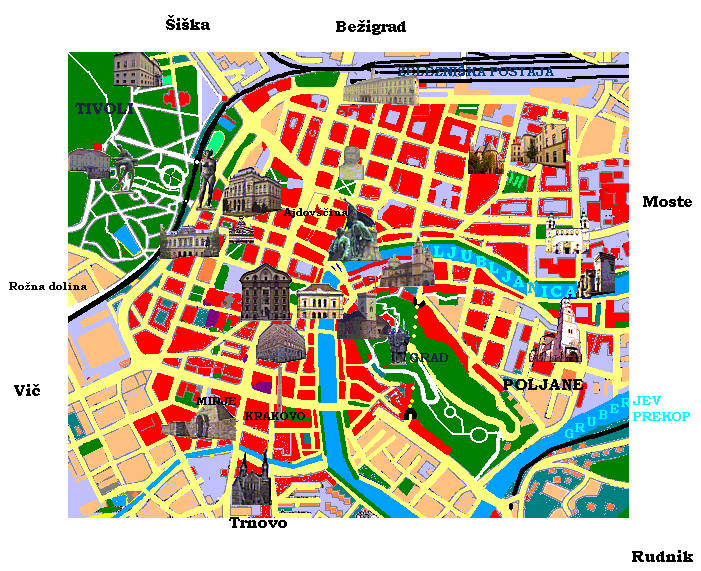 Osrednji del Ljubljane