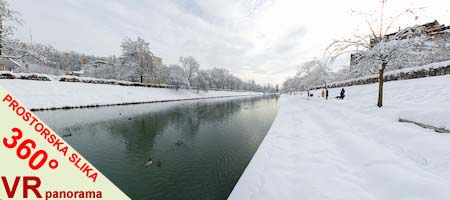 Ljubljana pozimi (winter)